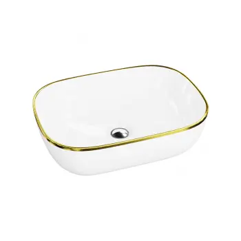 Umywalka nablatowa 46x32,5 cm - Lavita Costa Gold Line